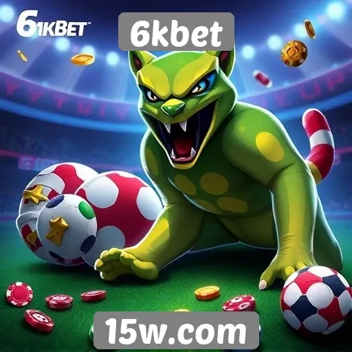 Variedade de jogos disponíveis no 6kbet